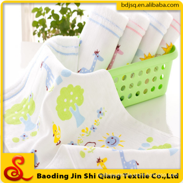 100% cotton terry cloth print baby small towel